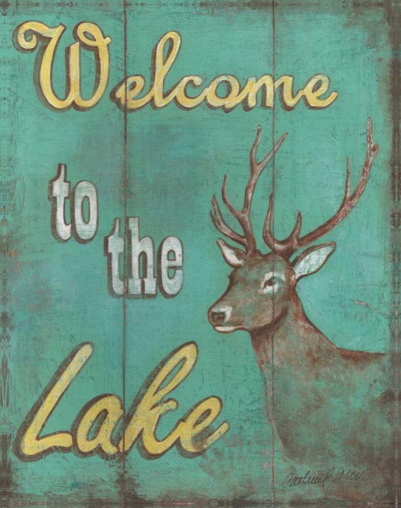 Lake Welcome art print by Catherine Jones for $57.95 CAD