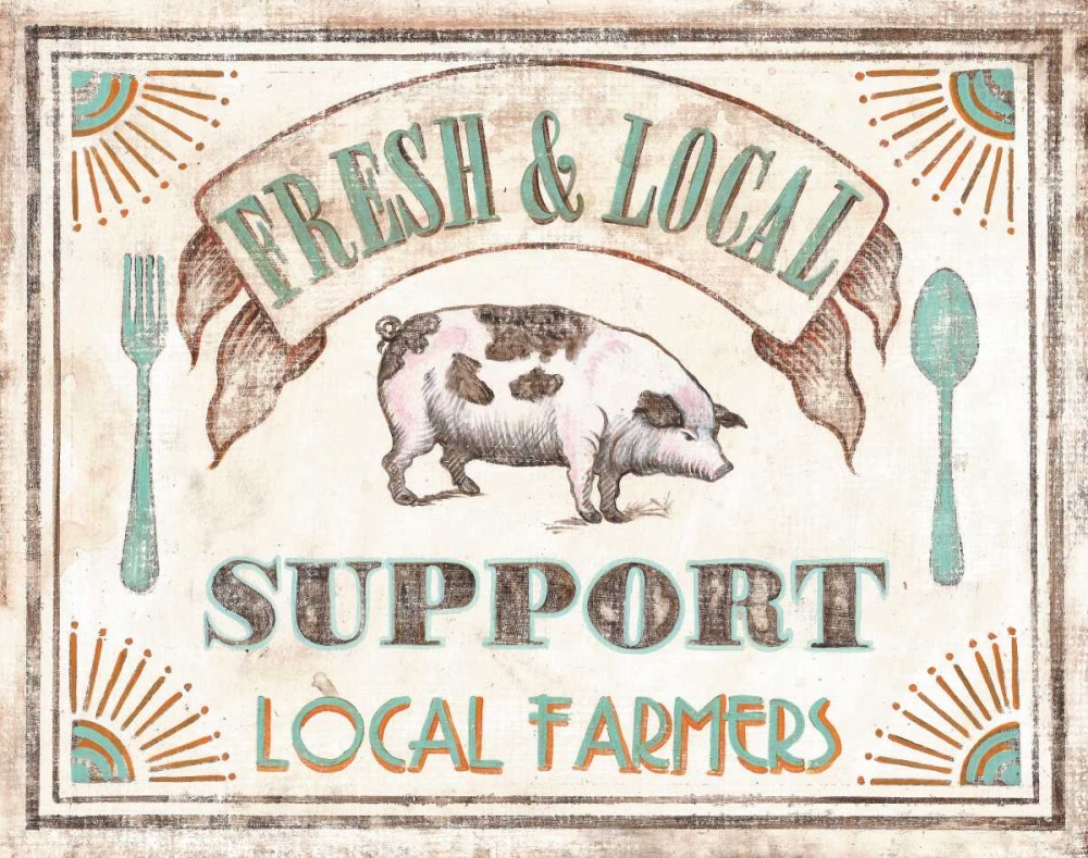 Fresh and Local art print by Catherine Jones for $57.95 CAD