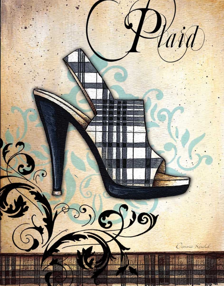 Plaid art print by Donna Knold for $57.95 CAD