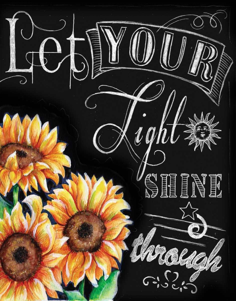 Chalkboard Inspirations III art print by Donna Knold for $57.95 CAD