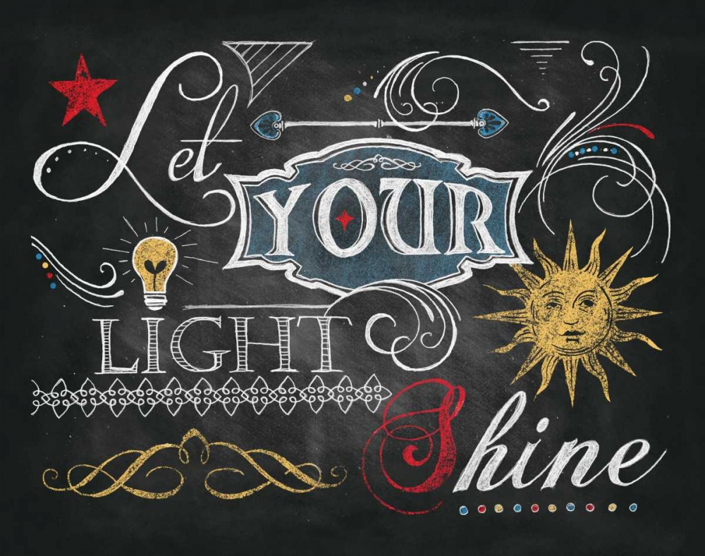 Color Chalkboard II art print by Donna Knold for $57.95 CAD