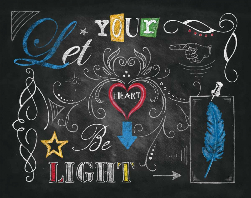 Color Chalkboard IV art print by Donna Knold for $57.95 CAD