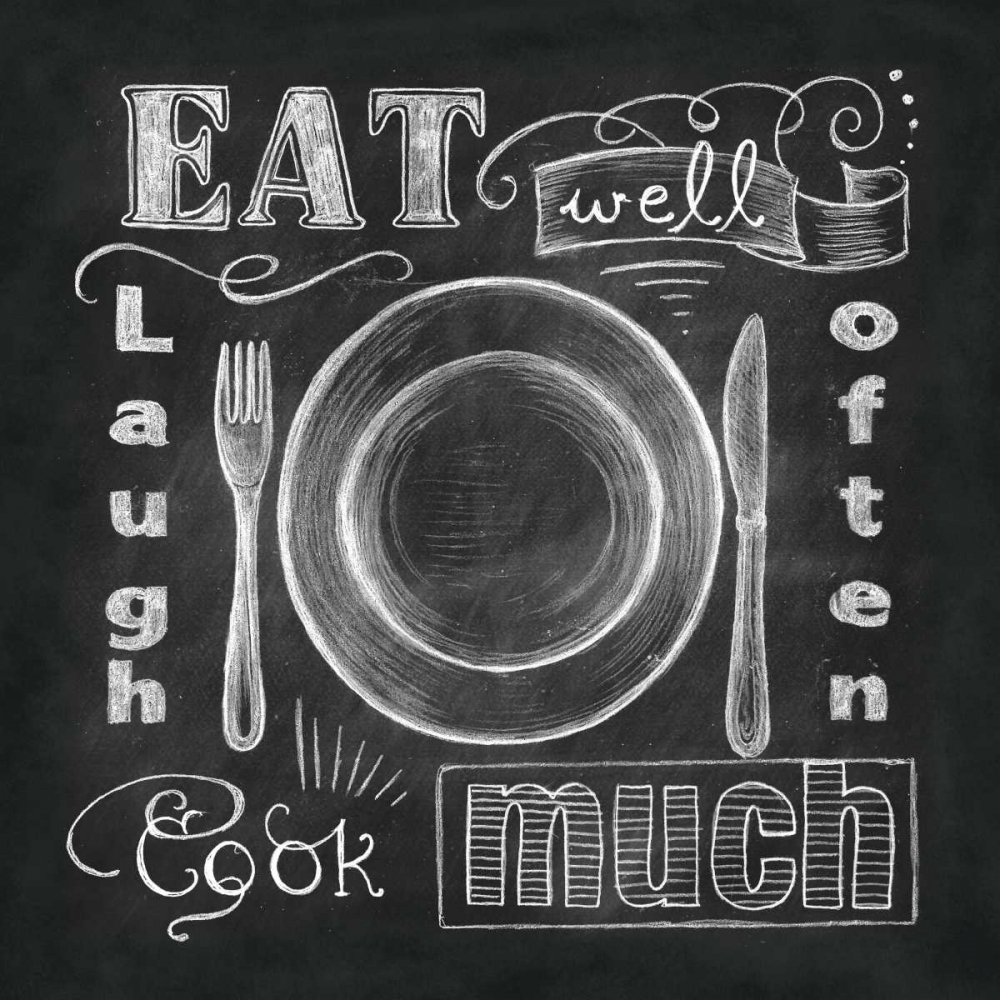 Kitchen Chalk I art print by Donna Knold for $57.95 CAD