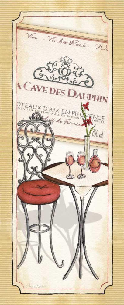Vin Rose art print by Andrea Laliberte for $57.95 CAD