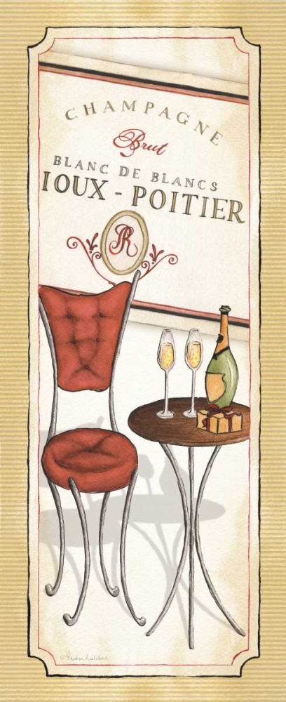 Champagne art print by Andrea Laliberte for $57.95 CAD