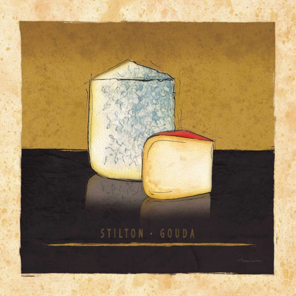Cheeses II art print by Andrea Laliberte for $57.95 CAD