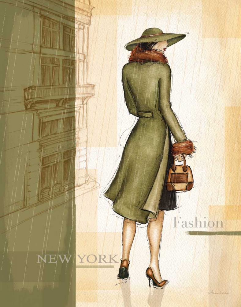 Rain New York art print by Andrea Laliberte for $57.95 CAD