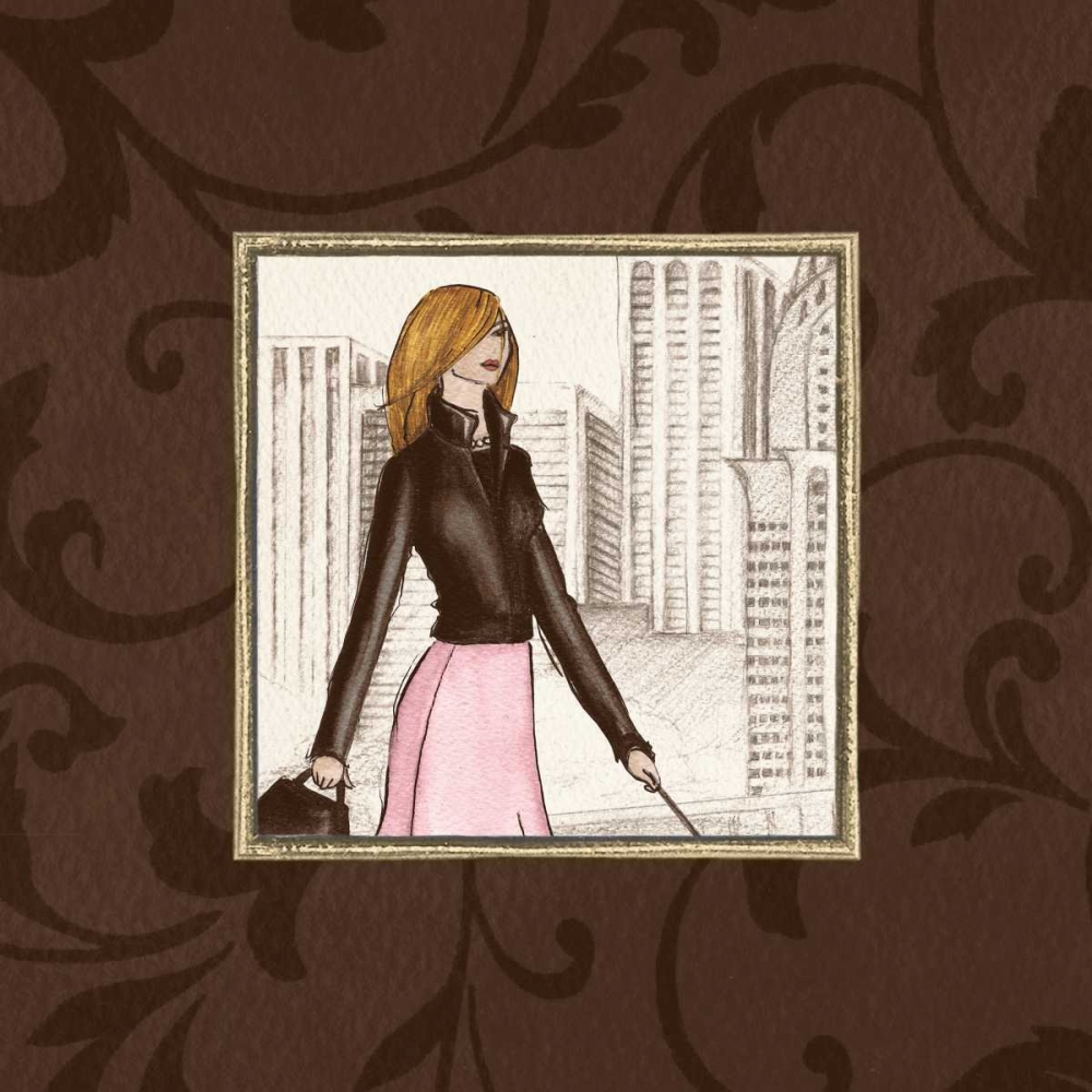 New York in Pink art print by Andrea Laliberte for $57.95 CAD