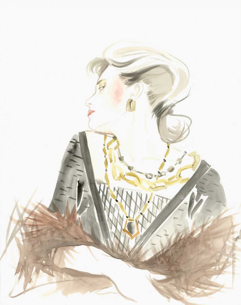 Runway Fashion IV art print by Laurencon for $57.95 CAD