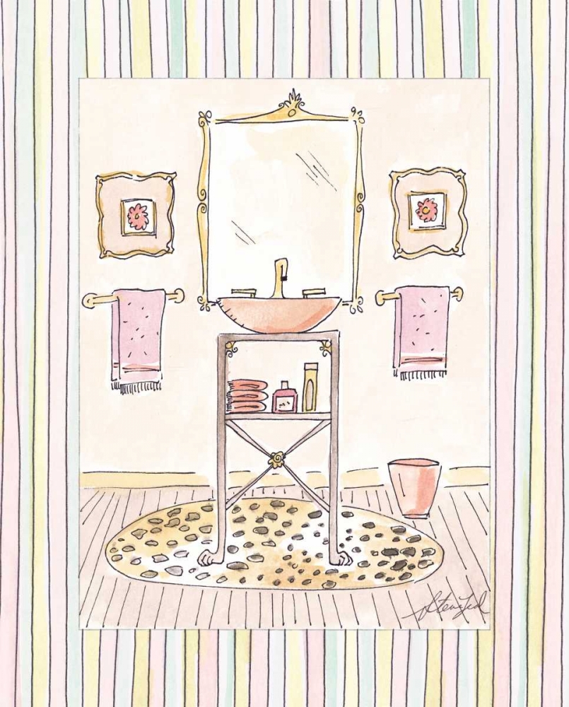 Powder Room III art print by Steve Leal for $57.95 CAD