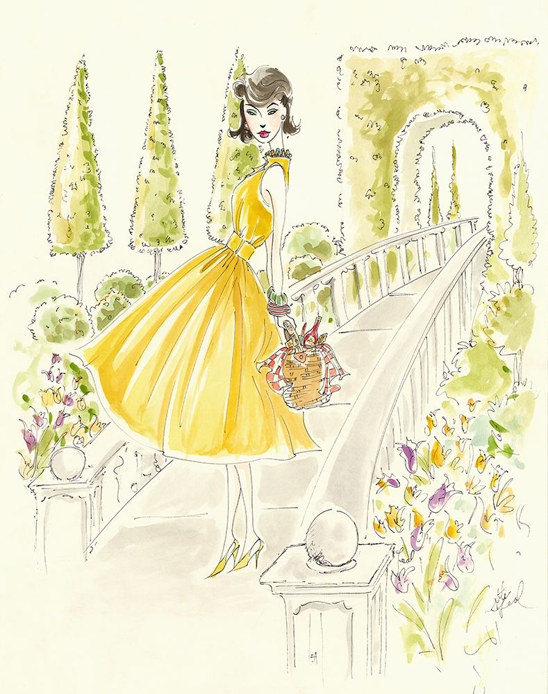 Garden Picnic art print by Steve Leal for $57.95 CAD