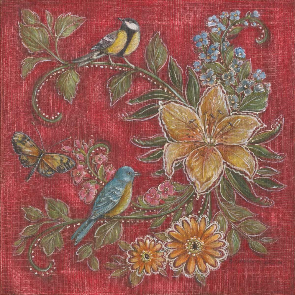 Garden Menagerie I art print by Kate McRostie for $57.95 CAD