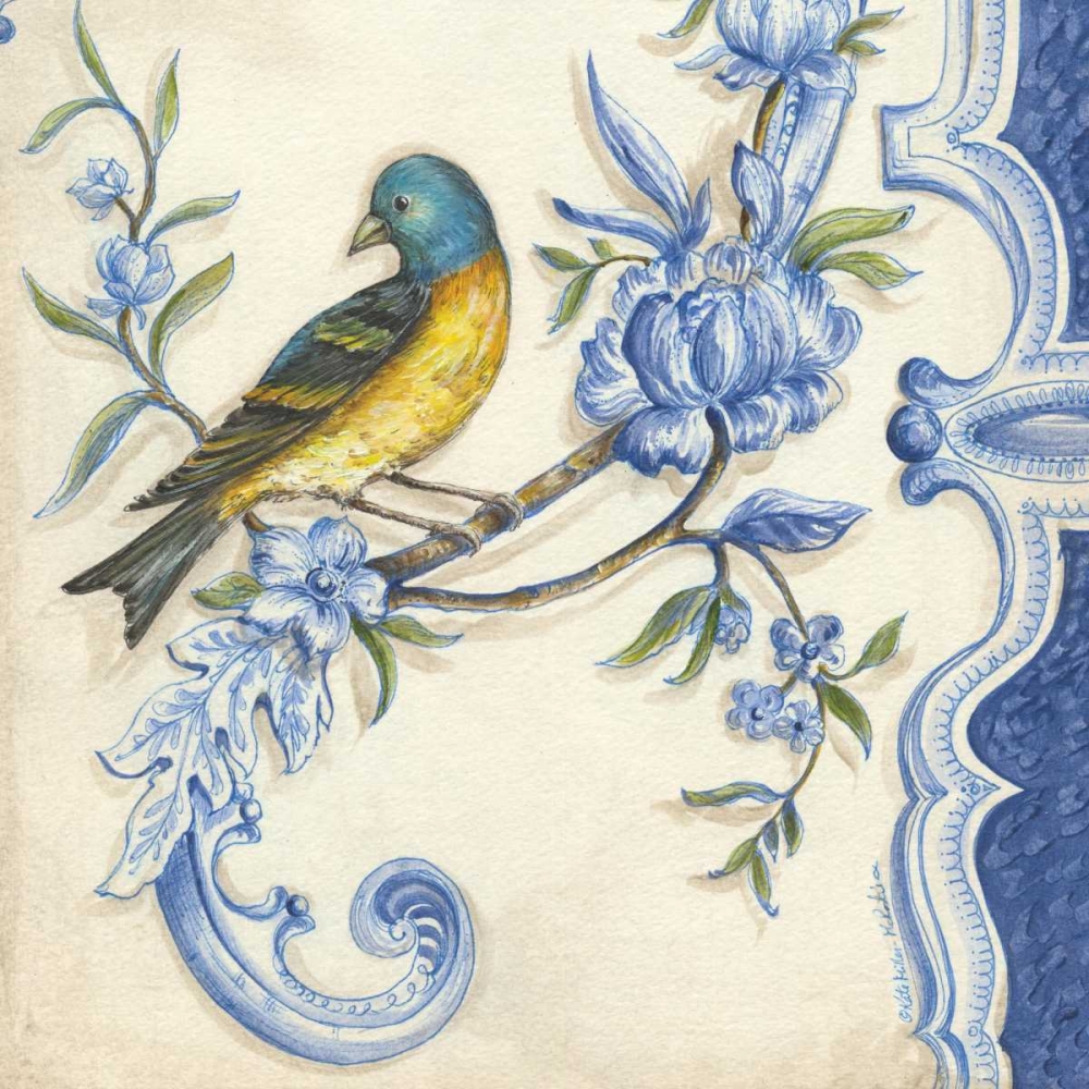 Chinoiserie Aviary II art print by Kate McRostie for $57.95 CAD