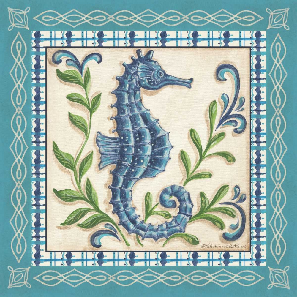 Palm Beach Preppy I art print by Kate McRostie for $57.95 CAD