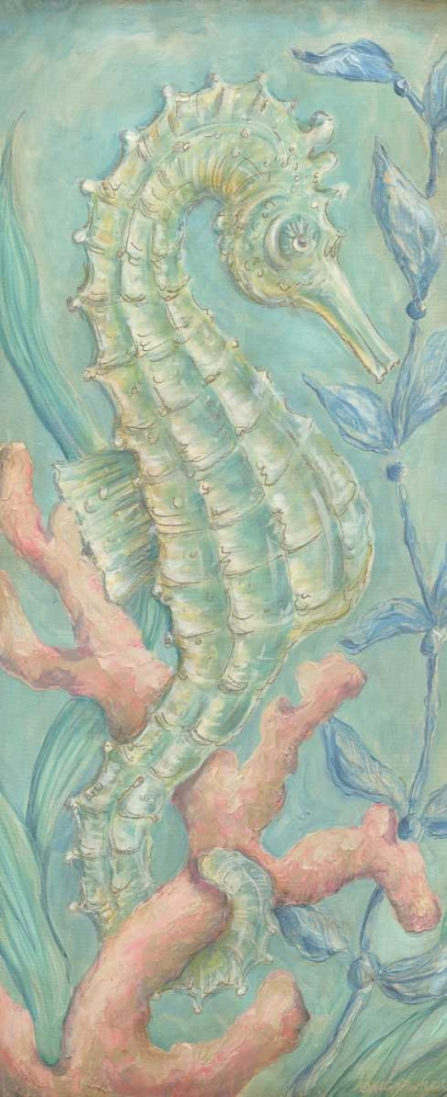 Santorini Seahorse I art print by Kate McRostie for $57.95 CAD