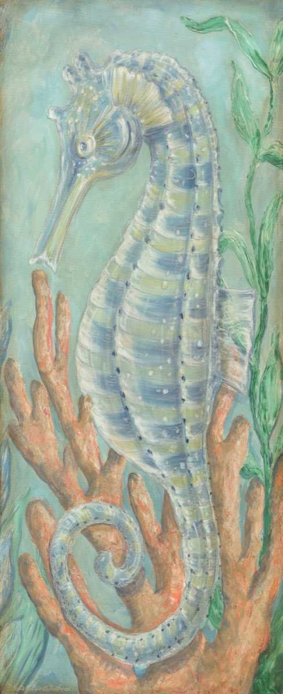 Santorini Seahorse II art print by Kate McRostie for $57.95 CAD