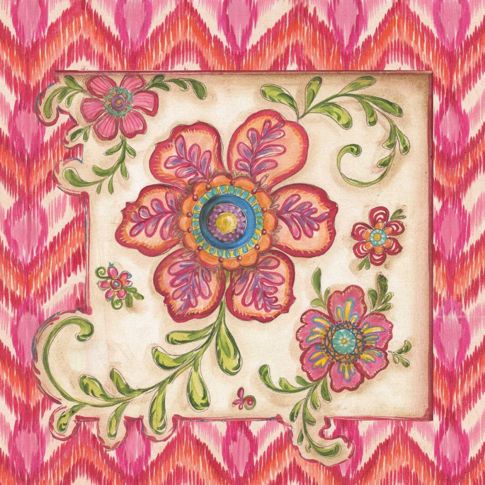 Ikat Floral II art print by Kate McRostie for $57.95 CAD