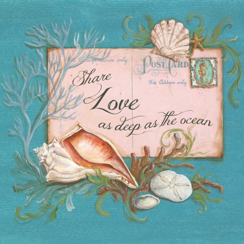 Paradise Postcards I art print by Kate McRostie for $57.95 CAD
