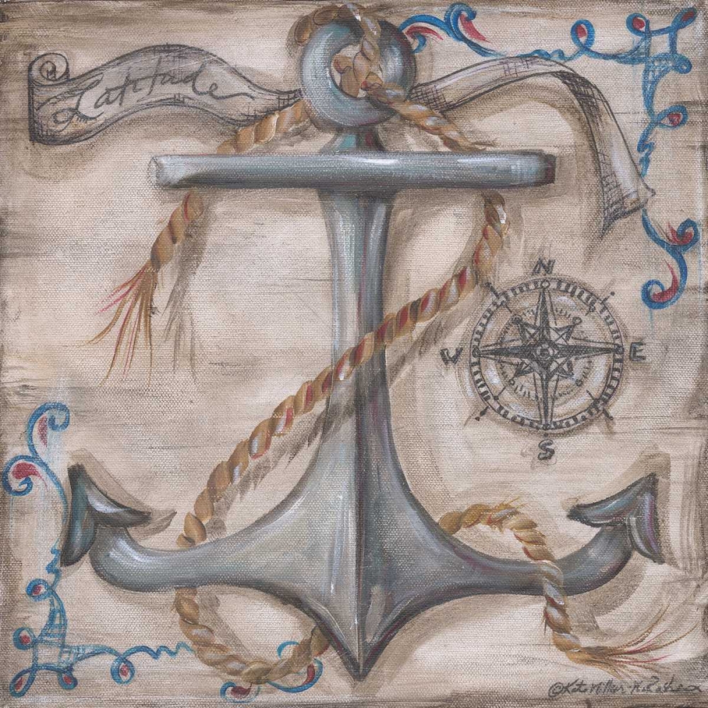 Whale Watch Anchor art print by Kate McRostie for $57.95 CAD