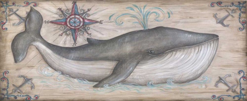 Whale Watch I art print by Kate McRostie for $57.95 CAD
