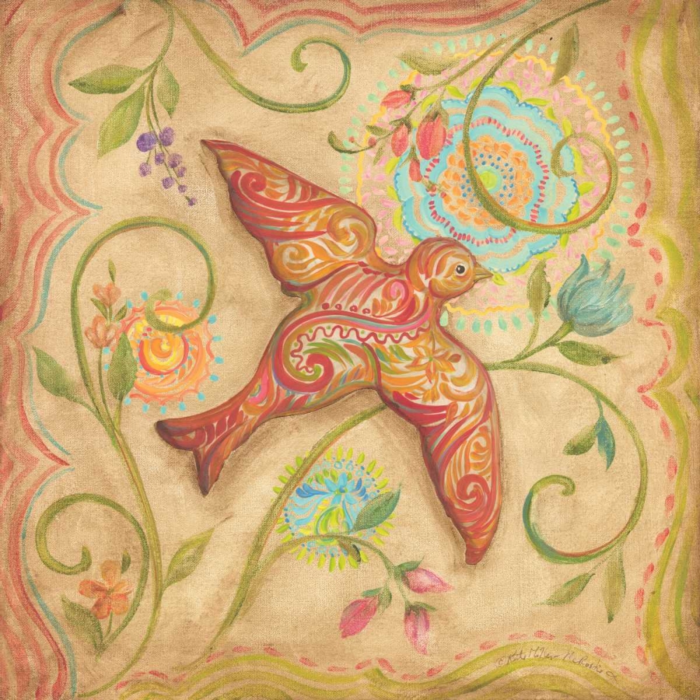 Springtime Birds I art print by Kate McRostie for $57.95 CAD