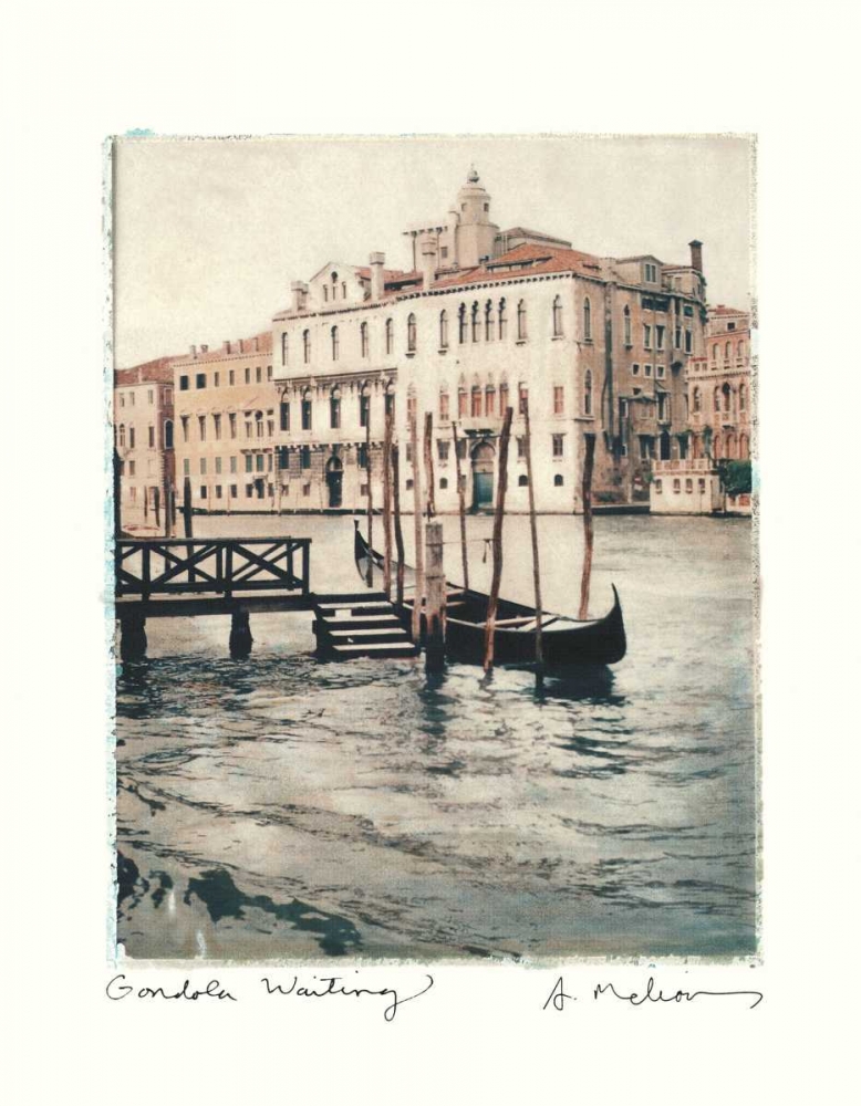 Gondola Waiting art print by Amy Melious for $57.95 CAD