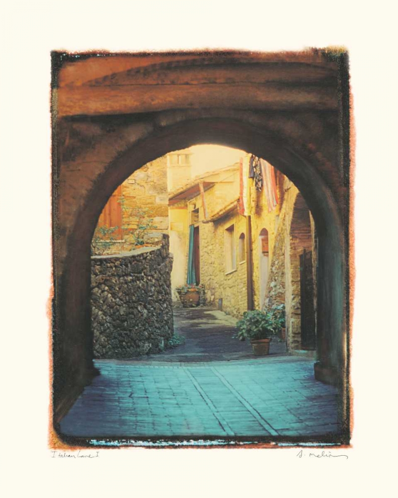 Italian Lane I art print by Amy Melious for $57.95 CAD