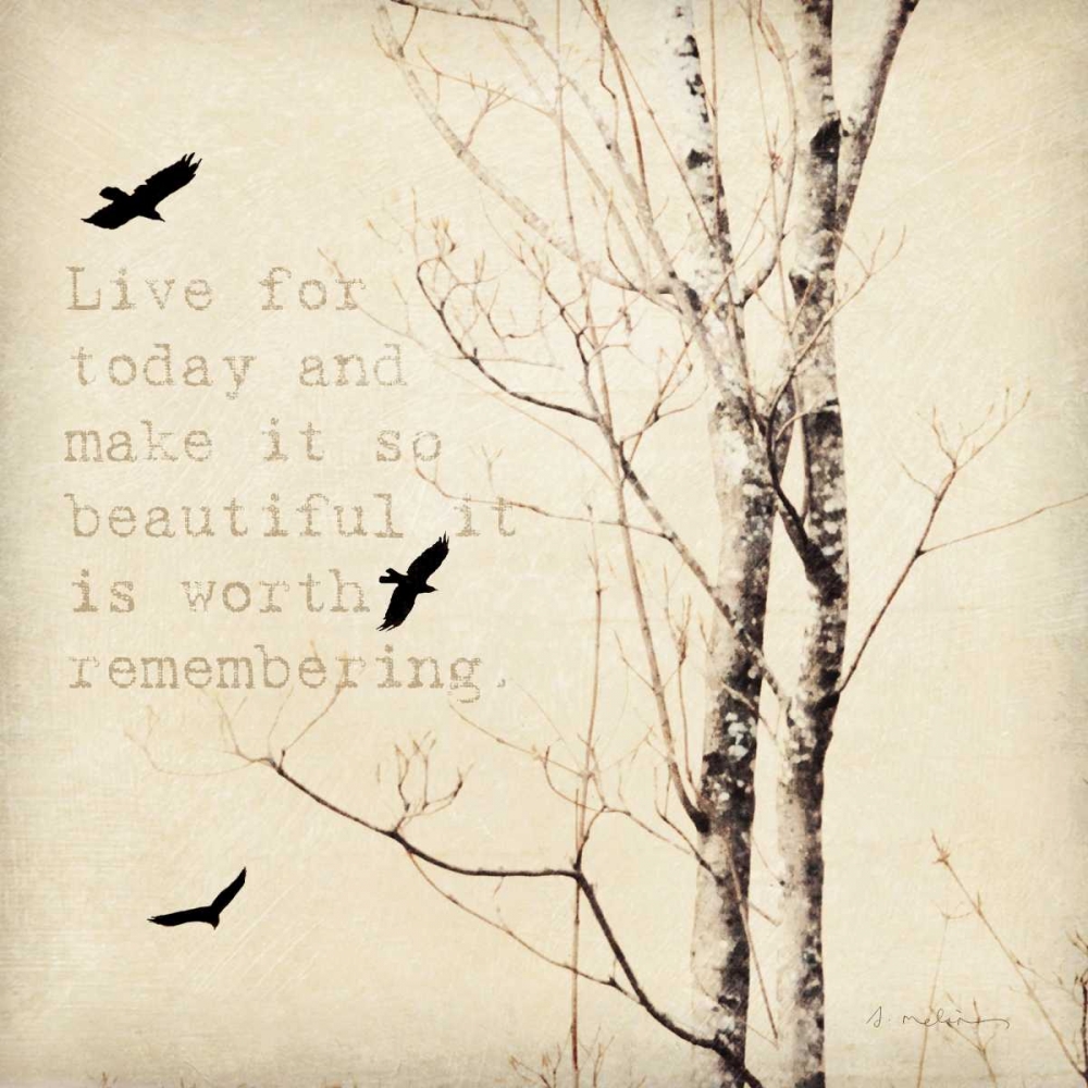 Birds and Branches II art print by Amy Melious for $57.95 CAD