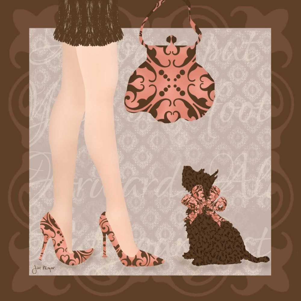 Best Foot Forward I art print by Jill Meyer for $57.95 CAD