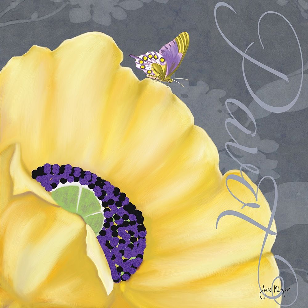 Pavot I art print by Jill Meyer for $57.95 CAD