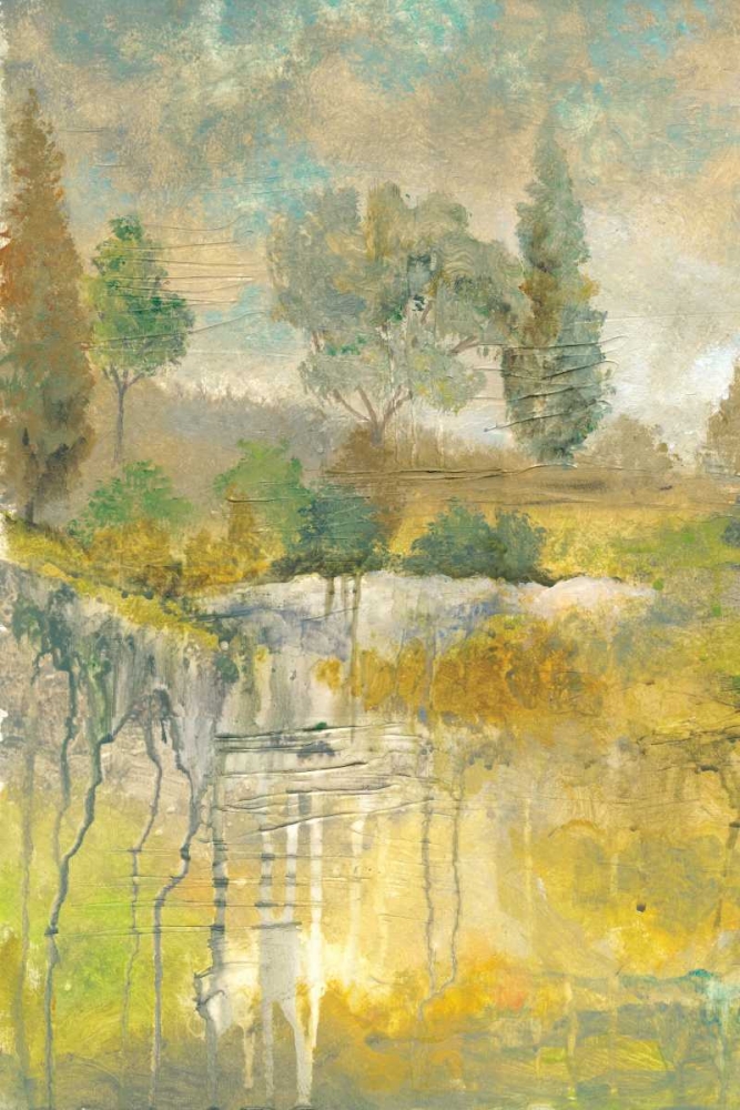 Drippy Landscape II art print by Margaret Ferry for $57.95 CAD