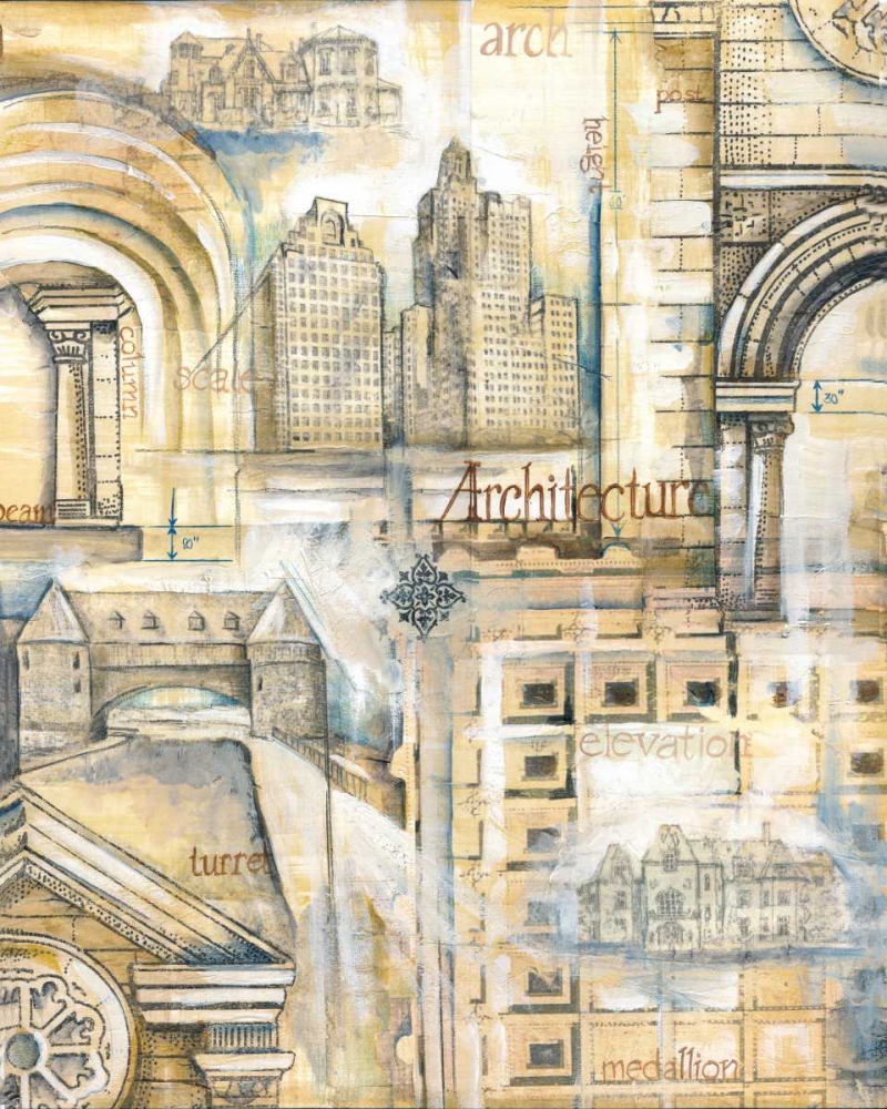 Architectural Remnants art print by Margaret Ferry for $57.95 CAD