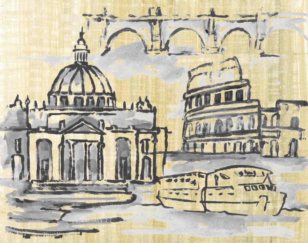 Cities III art print by Margaret Ferry for $57.95 CAD