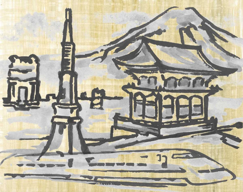Cities IV art print by Margaret Ferry for $57.95 CAD