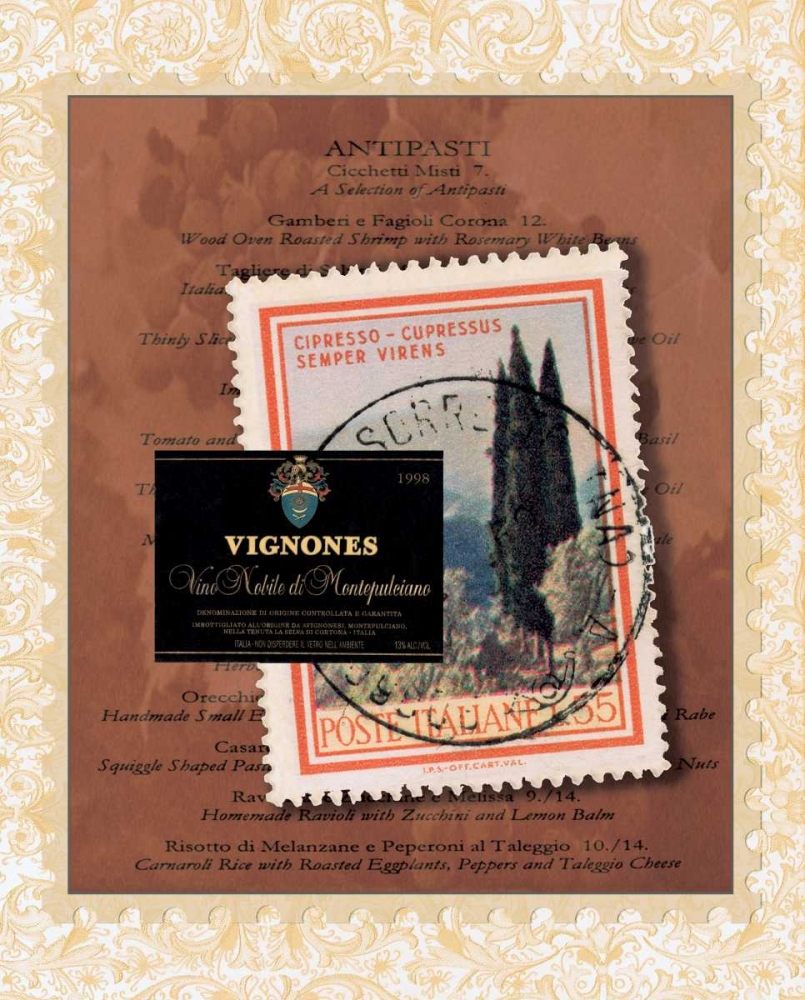 Italian Menu art print by Jennifer Matla for $57.95 CAD