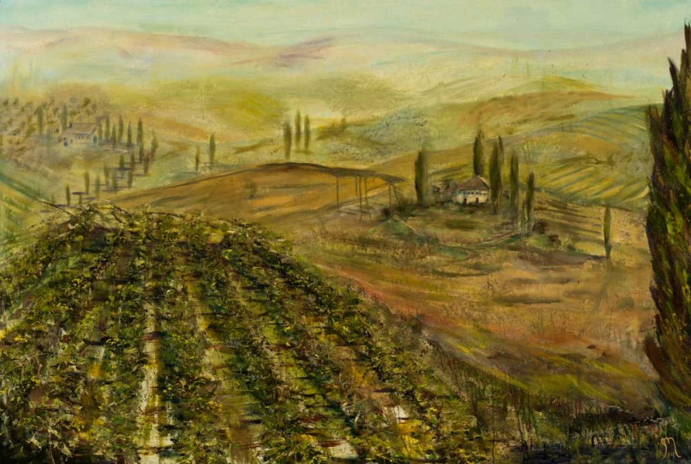 Italian Vineyard art print by Jodi Monahan for $57.95 CAD