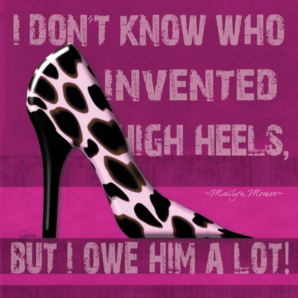 Cheetah Shoe art print by Sylvia Murray for $57.95 CAD