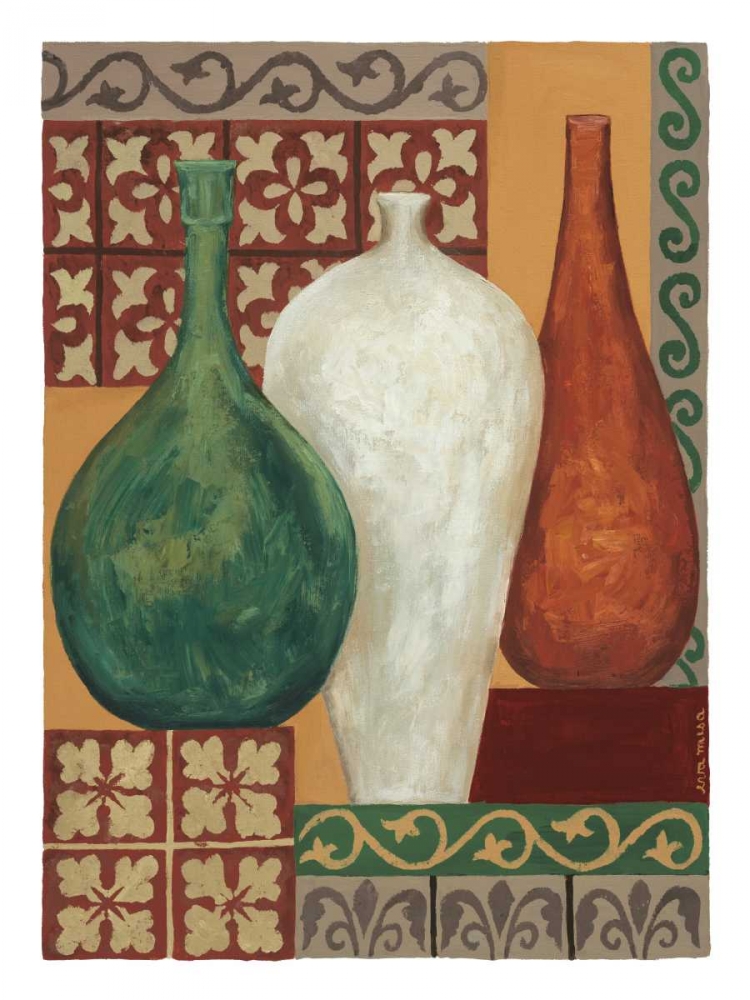 Vessels and Tiles I art print by Eva Misa for $57.95 CAD