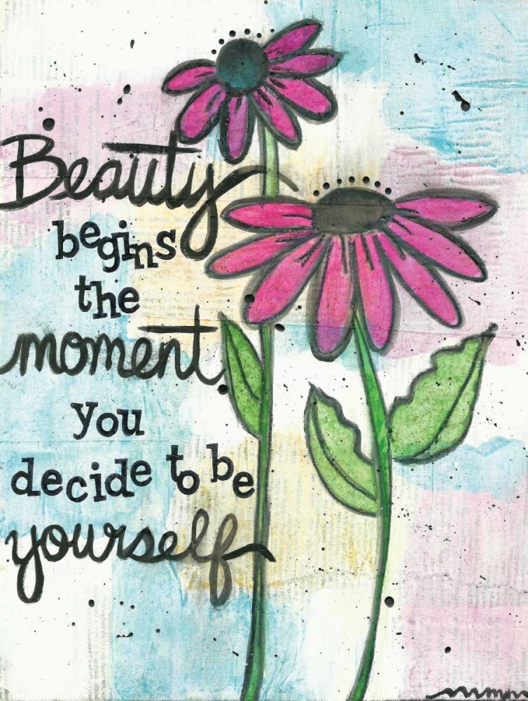 Beauty Begins art print by Monica Martin for $57.95 CAD