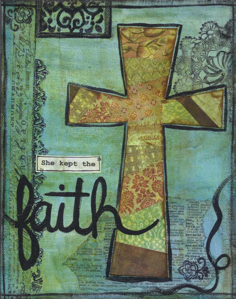 She Kept The Faith art print by Monica Martin for $57.95 CAD