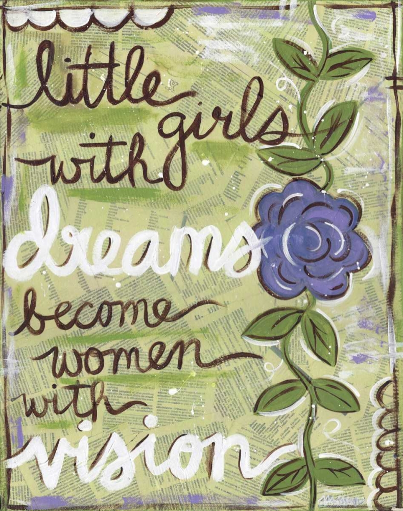 Little Girls art print by Monica Martin for $57.95 CAD