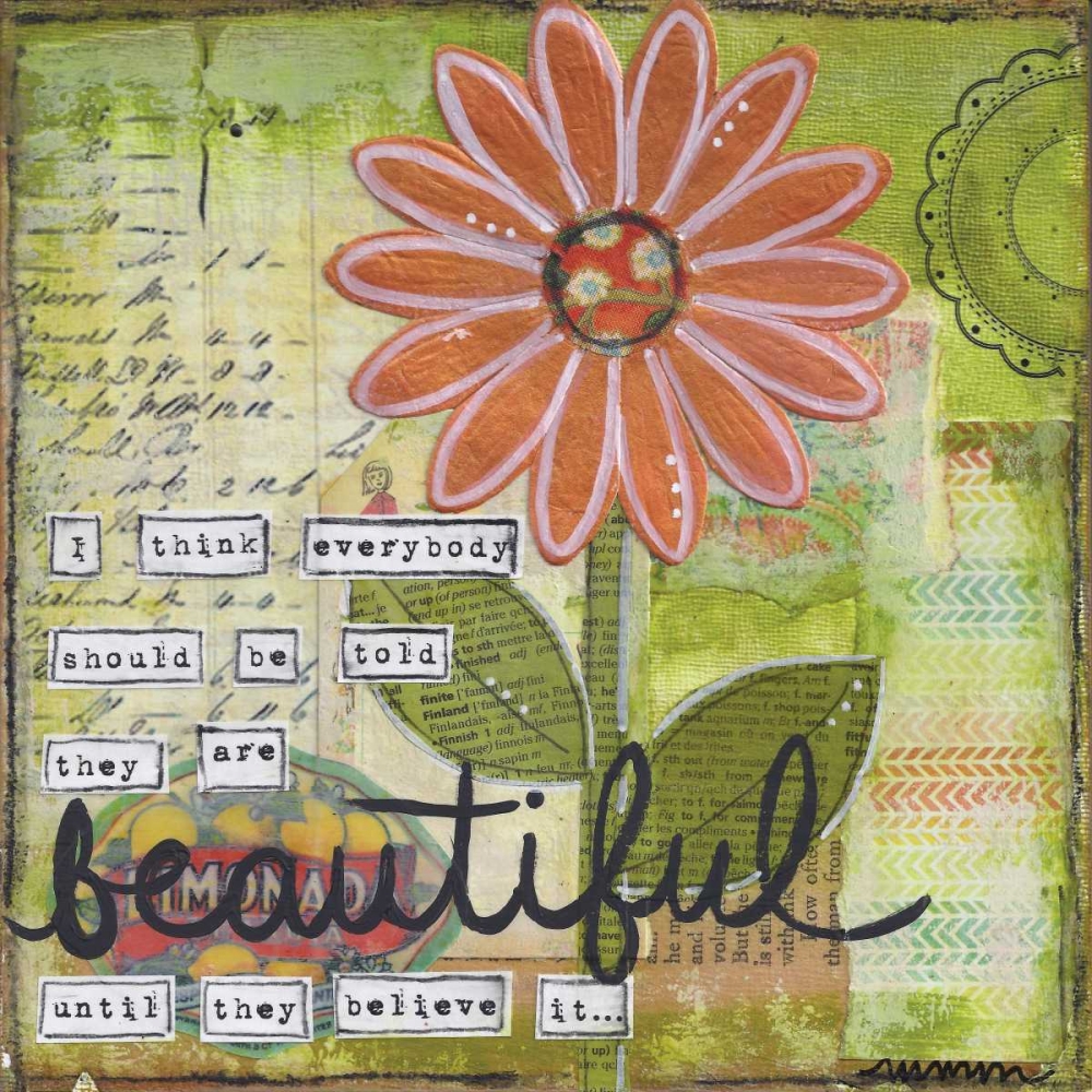 I Think art print by Monica Martin for $57.95 CAD