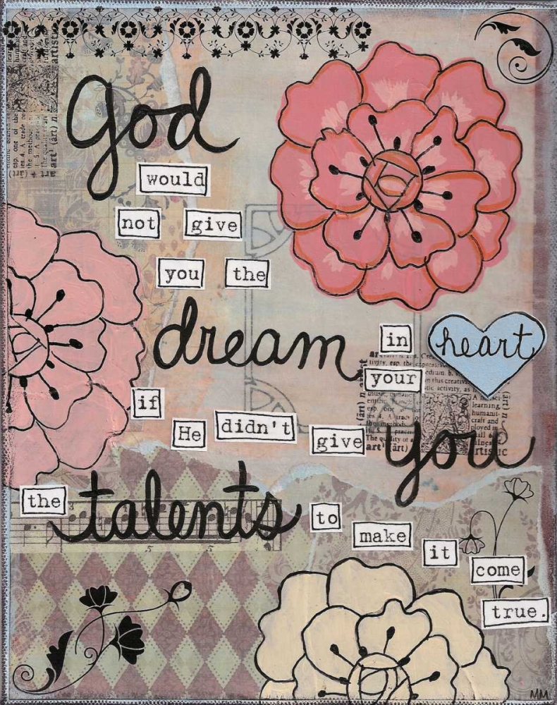 God Given Talents art print by Monica Martin for $57.95 CAD