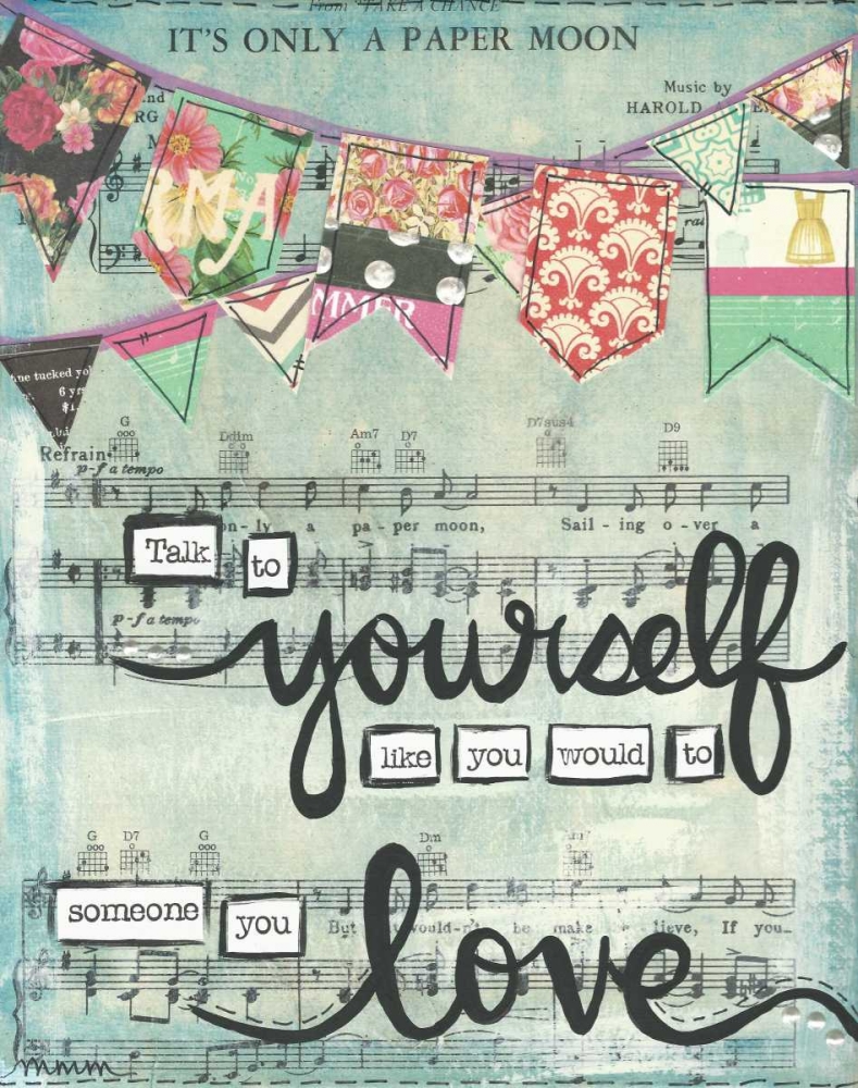 Talk To Yourself art print by Monica Martin for $57.95 CAD