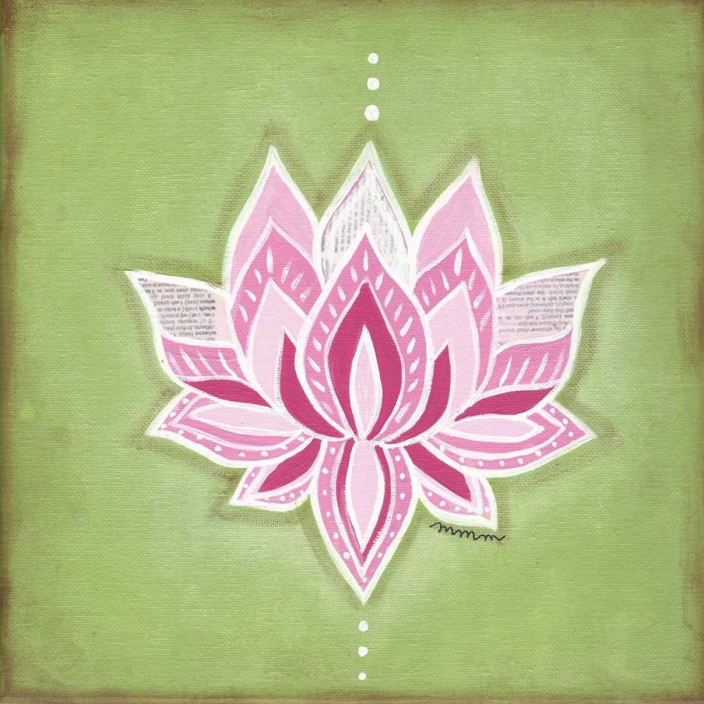 Lotus Flower art print by Monica Martin for $57.95 CAD