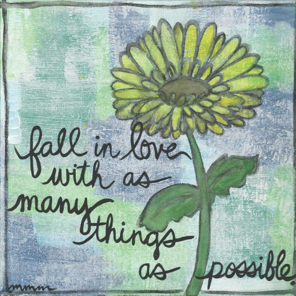 Fall In Love art print by Monica Martin for $57.95 CAD