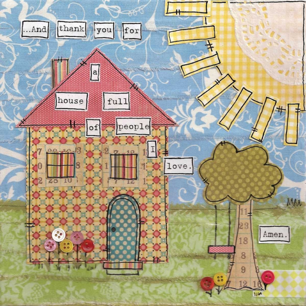 Family Home Love art print by Monica Martin for $57.95 CAD