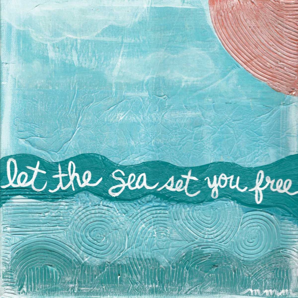 Let The Sea art print by Monica Martin for $57.95 CAD