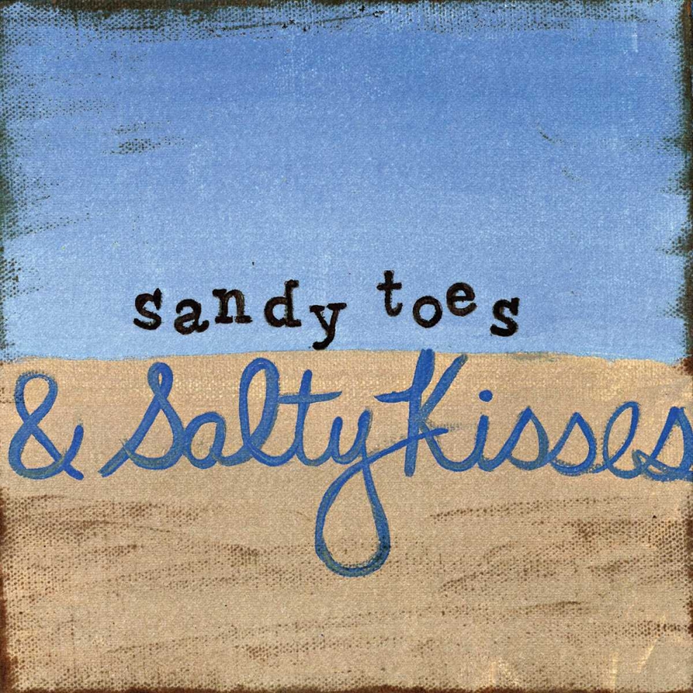 Sandy Toes art print by Monica Martin for $57.95 CAD