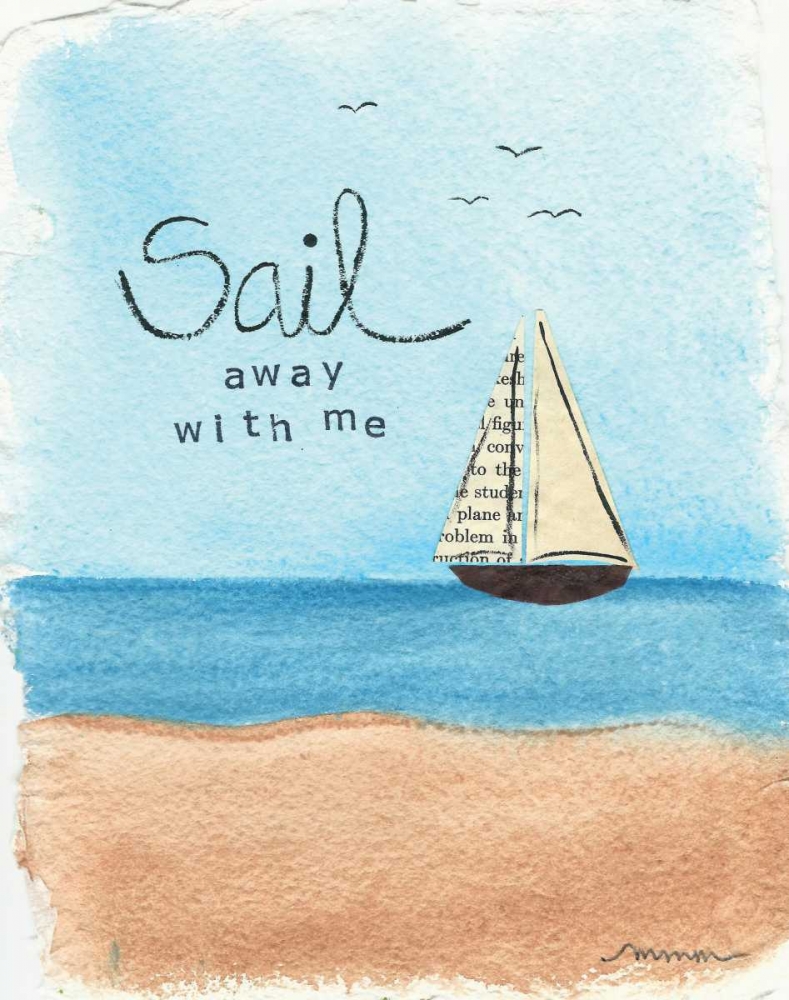 Sail Away art print by Monica Martin for $57.95 CAD